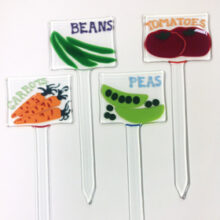 Four Garden Stakes