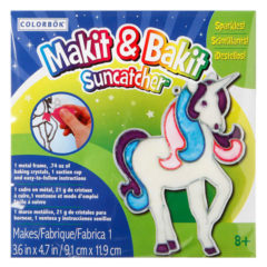 Makit & Bakit® Glittering Suncatcher Kit – Unicorn